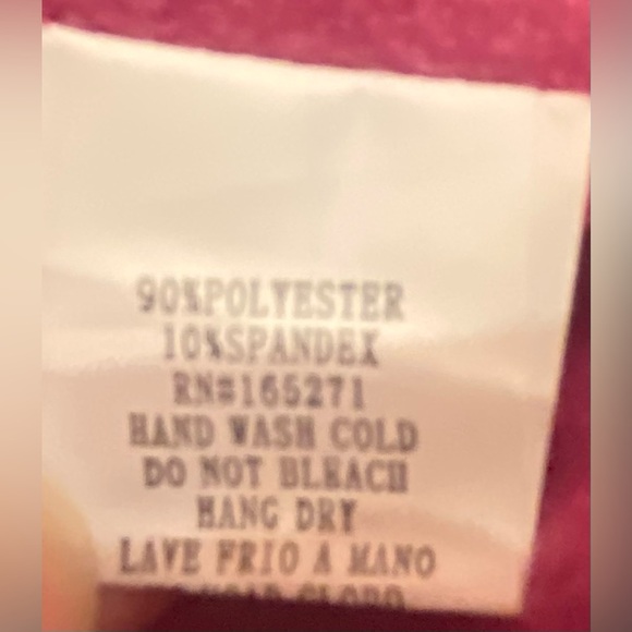 NWT Fuyukai Woman’s Pink 2-Piece Fleece Pant Jacket Set Size S/M - Picture 6 of 15